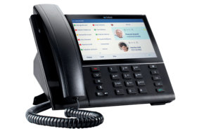Mitel 6873 SIP Phone (Left Angle)